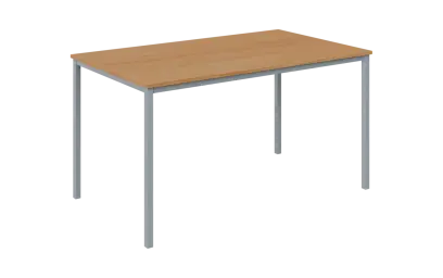 JPT 140 Jídelní stůl 1394 x 800 mm, deska buk royal / podnož stříbrná